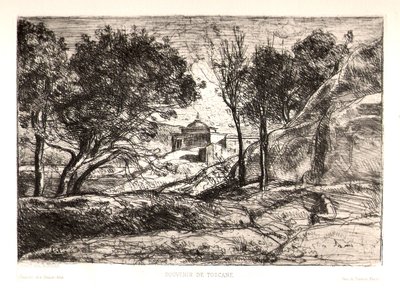 Erinnerung an die Toskana von Jean Baptiste Camille Corot